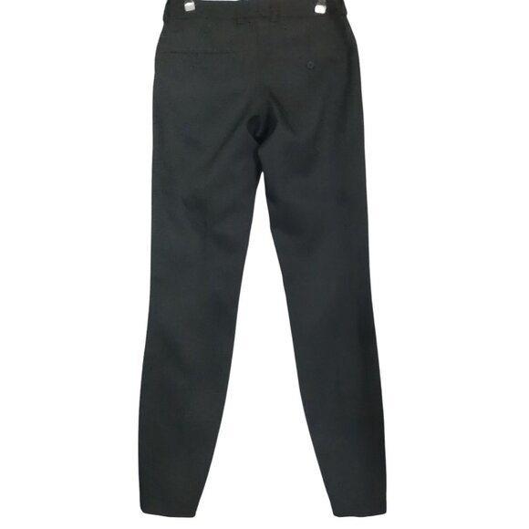 oobe Pants Womens 8 x 31" Gray Polyester Flat Front skinny leg Uniform Work - Picture 2 of 8